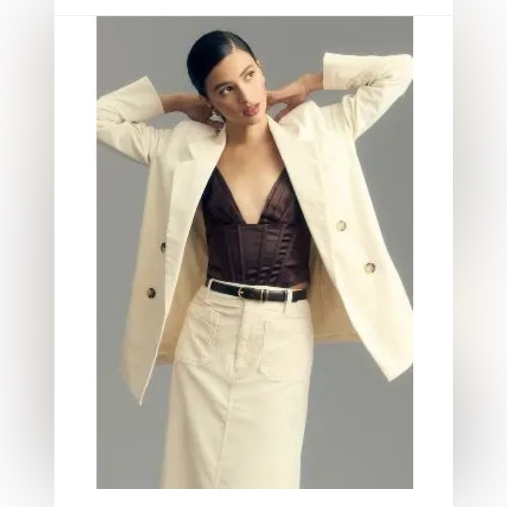 Maeve Cream Blazer